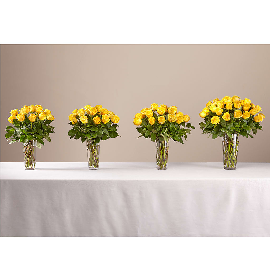 Long Stem Yellow Rose Bouquet – CELEBRATE SHOP & DECOR LLC, Lilburn GA