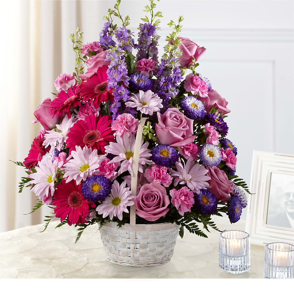 Pastel Peace Basket – CELEBRATE SHOP & DECOR LLC, Lilburn GA