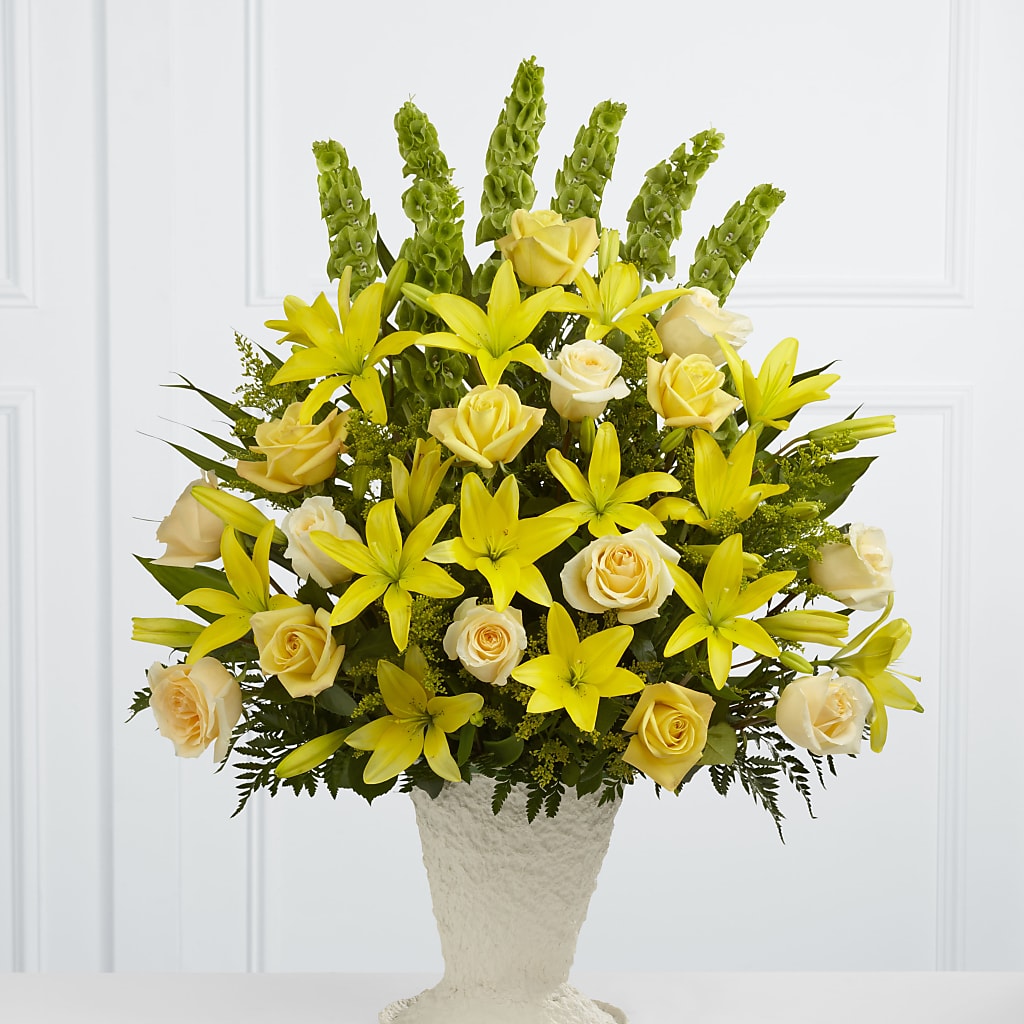 Golden Memories Arrangement – CELEBRATE SHOP & DECOR LLC, Lilburn GA