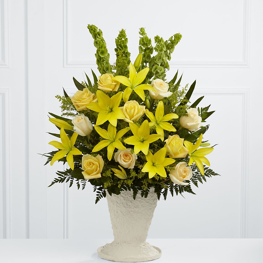 Golden Memories Arrangement – CELEBRATE SHOP & DECOR LLC, Lilburn GA
