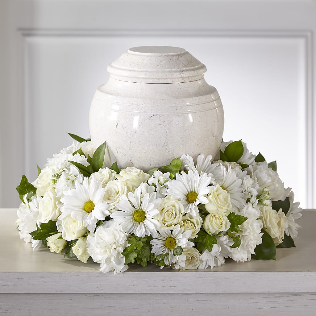 Ivory Gardens Cremation Adornment – CELEBRATE SHOP & DECOR LLC, Lilburn GA
