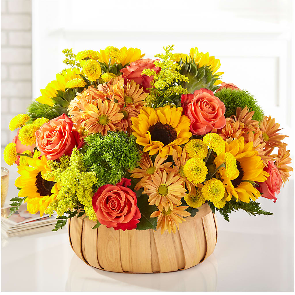 Harvest Sunflower Basket – CELEBRATE SHOP & DECOR LLC, Lilburn GA