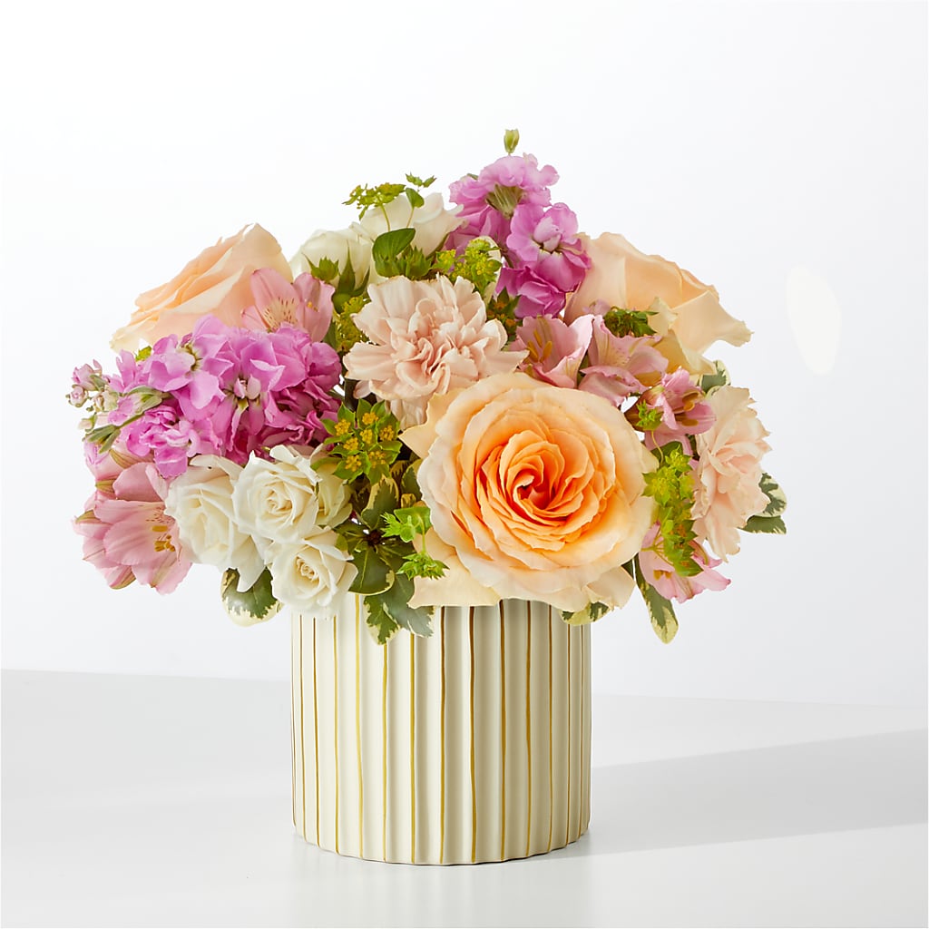 Paradise Bouquet with Ivory Vase – CELEBRATE SHOP & DECOR LLC, Lilburn GA
