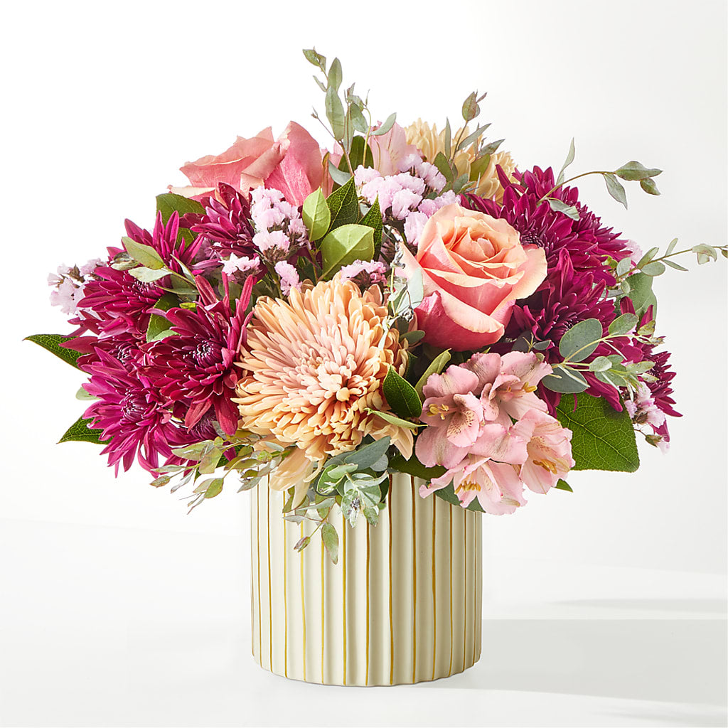 Berry Cobbler Bouquet with Ivory Vase – CELEBRATE SHOP & DECOR LLC, Lilburn GA