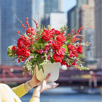 Big Red Bow Bouquet – CELEBRATE SHOP & DECOR LLC, Lilburn GA