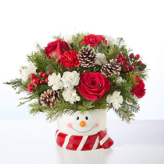 Jolly Snowman Bouquet – CELEBRATE SHOP & DECOR LLC, Lilburn GA