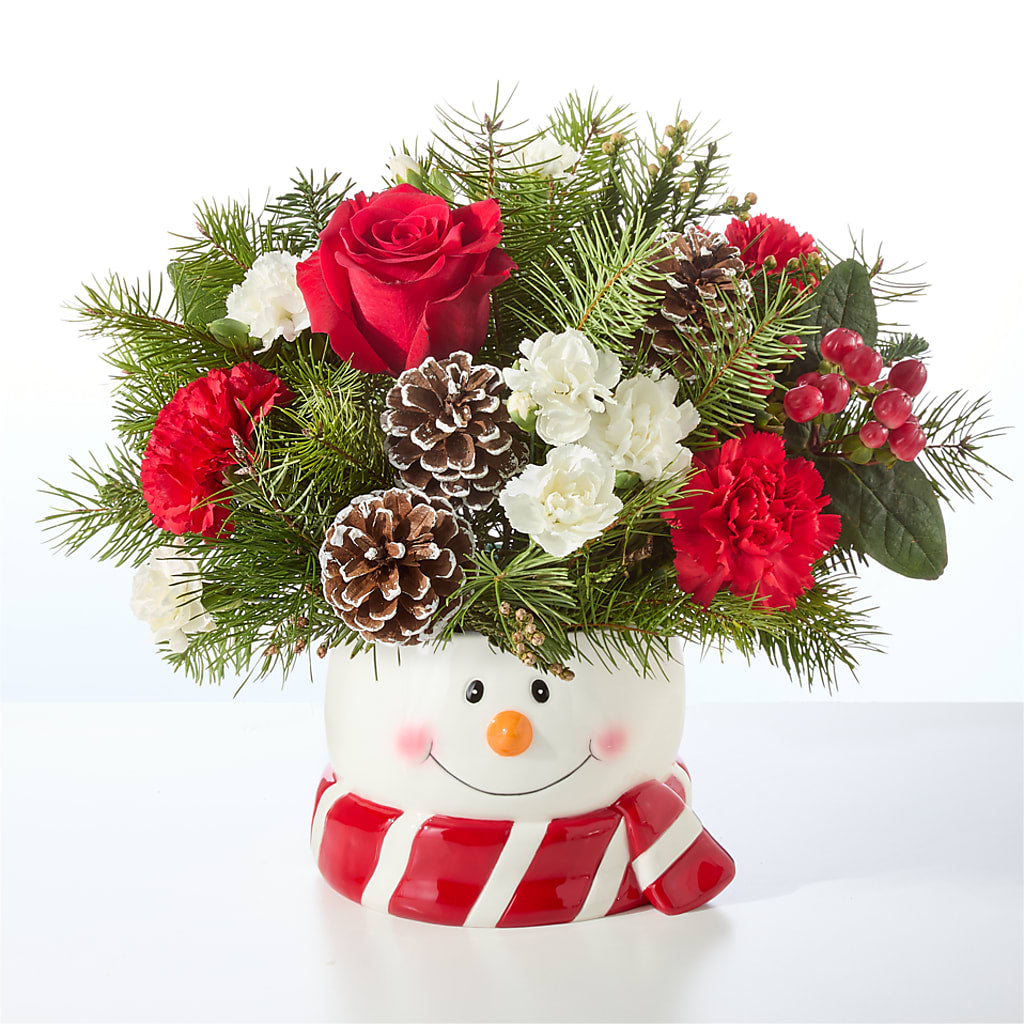 Jolly Snowman Bouquet – CELEBRATE SHOP & DECOR LLC, Lilburn GA