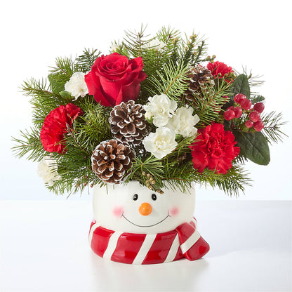 Jolly Snowman Bouquet – CELEBRATE SHOP & DECOR LLC, Lilburn GA