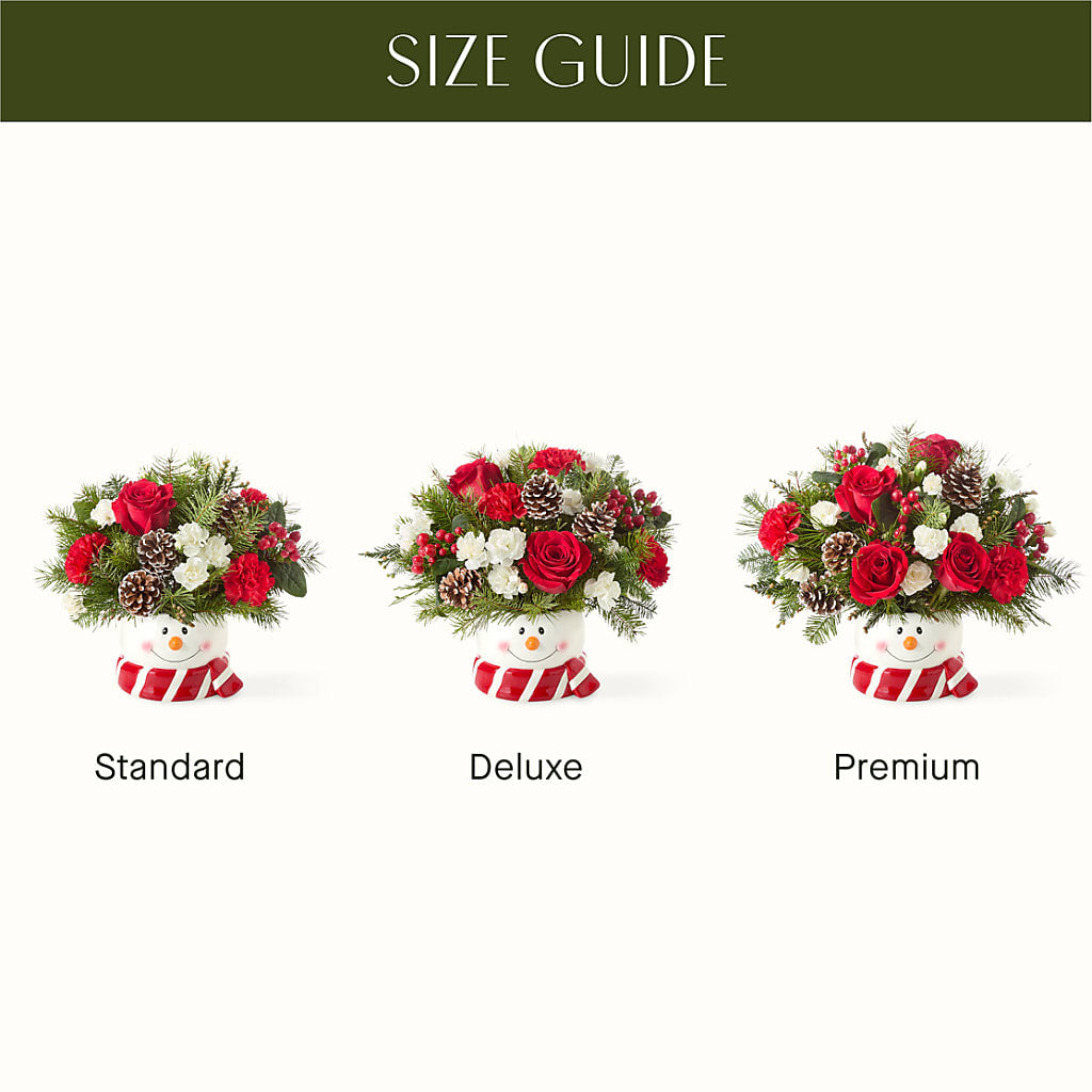 Jolly Snowman Bouquet – CELEBRATE SHOP & DECOR LLC, Lilburn GA