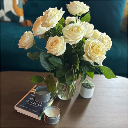 Long Stem Yellow Rose Bouquet – CELEBRATE SHOP & DECOR LLC, Lilburn GA