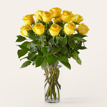 Long Stem Yellow Rose Bouquet – CELEBRATE SHOP & DECOR LLC, Lilburn GA
