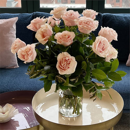 Long Stem Pink Rose Bouquet – CELEBRATE SHOP & DECOR LLC, Lilburn GA