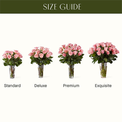Long Stem Pink Rose Bouquet – CELEBRATE SHOP & DECOR LLC, Lilburn GA