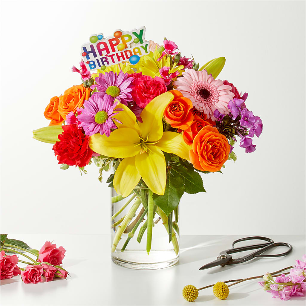 Cue the Confetti - A Florist Original – CELEBRATE SHOP & DECOR LLC, Lilburn GA