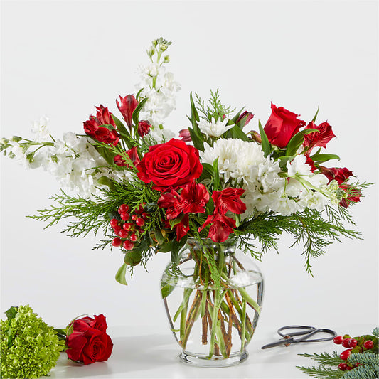 Merry Moment Bouquet – A Florist Original – CELEBRATE SHOP & DECOR LLC, Lilburn GA