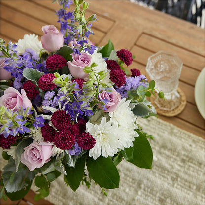 Violet Frost Bouquet – CELEBRATE SHOP & DECOR LLC, Lilburn GA