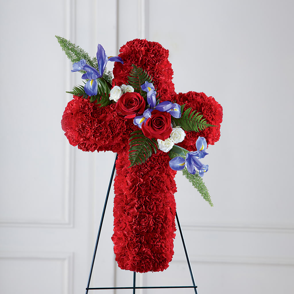Faithful Hero Floral Cross – CELEBRATE SHOP & DECOR LLC, Lilburn GA