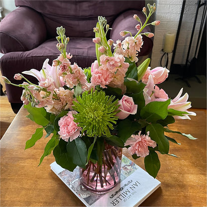 Pretty in Pink Bouquet – CELEBRATE SHOP & DECOR LLC, Lilburn GA
