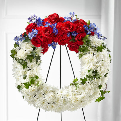 Patriotic Passion Wreath – CELEBRATE SHOP & DECOR LLC, Lilburn GA