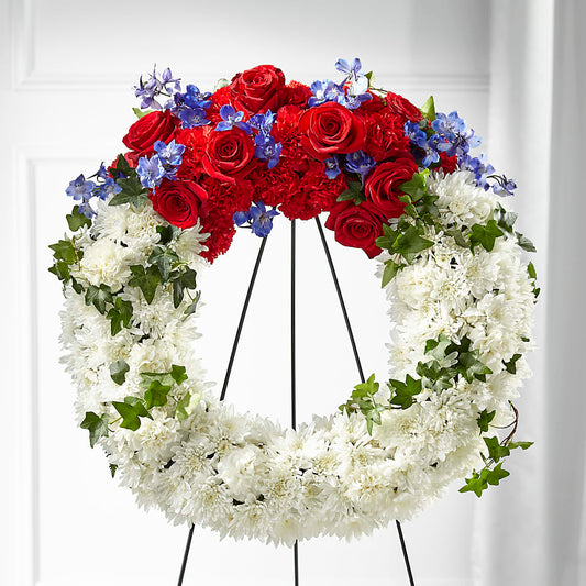 Patriotic Passion Wreath – CELEBRATE SHOP & DECOR LLC, Lilburn GA