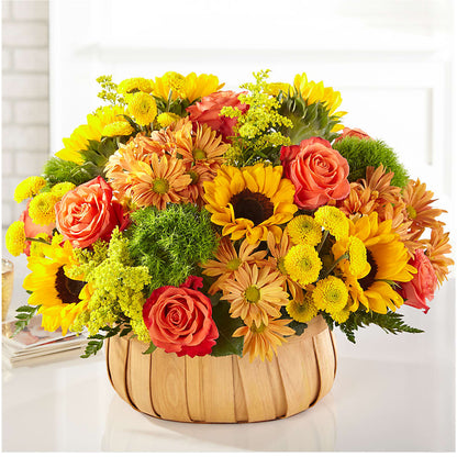 Harvest Sunflower Basket – CELEBRATE SHOP & DECOR LLC, Lilburn GA