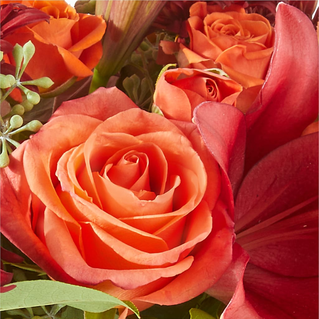 Crimson Leaves Bouquet – CELEBRATE SHOP & DECOR LLC, Lilburn GA