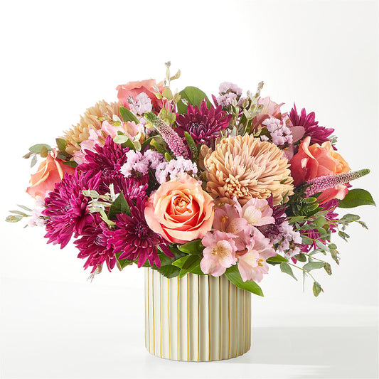 Berry Cobbler Bouquet with Ivory Vase – CELEBRATE SHOP & DECOR LLC, Lilburn GA