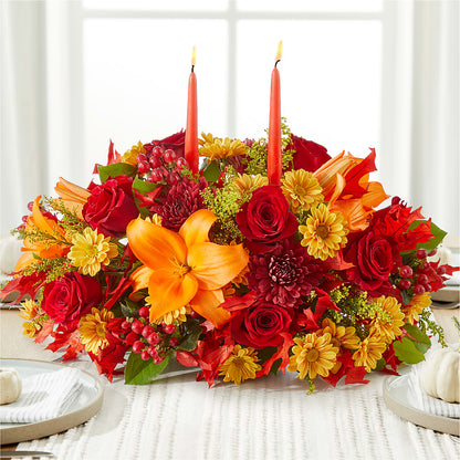 Autumn's Embrace Centerpiece – CELEBRATE SHOP & DECOR LLC, Lilburn GA