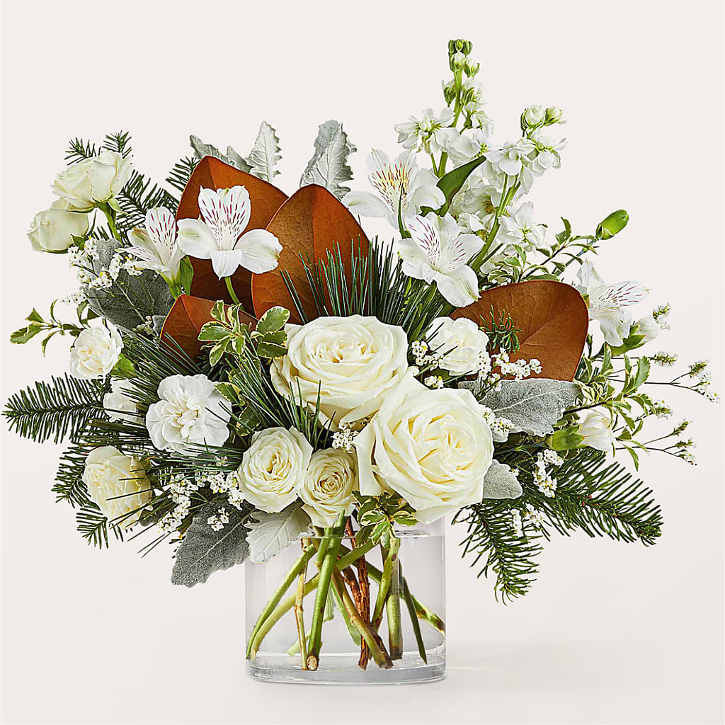 Fresh Snowfall Bouquet – CELEBRATE SHOP & DECOR LLC, Lilburn GA