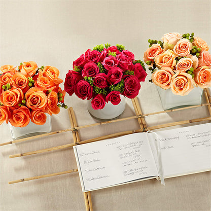 Dawn Rose Centerpiece – CELEBRATE SHOP & DECOR LLC, Lilburn GA